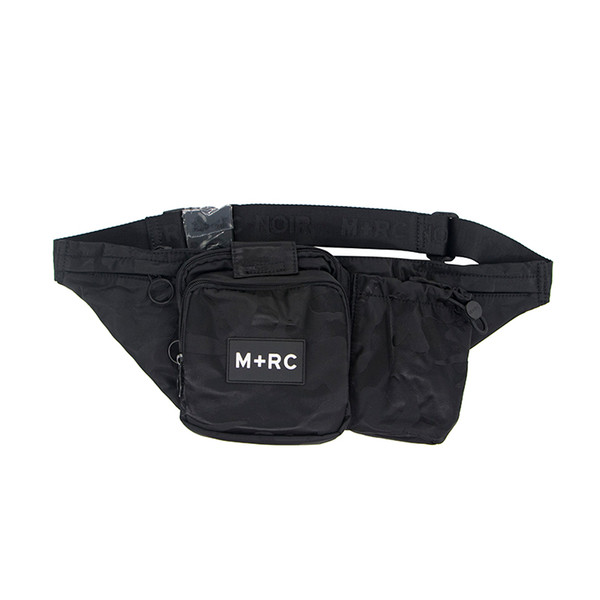 Brand New M+RC NOIR RR Waistbag Cross Body Waist Bag Pack Chest Pack Unisex Fanny Pack Waist Bag Men Canvas Waterproof Messenger Bags