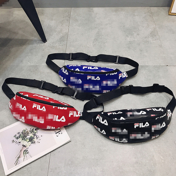 Summer Riding Printing Waist Pack Champion Male And Female Chest Bag Single Shoulder Strap Black Red Popularr 14ge C1