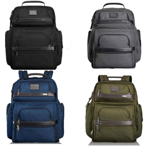 4 Color Alpha 2 Men Ballistic Nylon Business Backpack Outdoor Casual Travel Business Rucksack Handbag Laptop Bag Tumi 26578