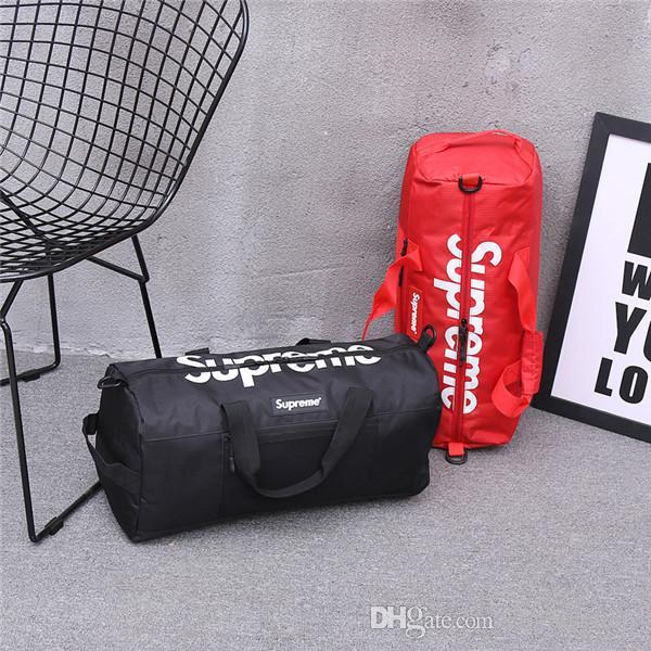 19ss SUP Handbag LOVERS Travel Duffel Bags student Shoulder Bags Fashion Stuff Sacks Sports Backpacks Outdoor Handbag