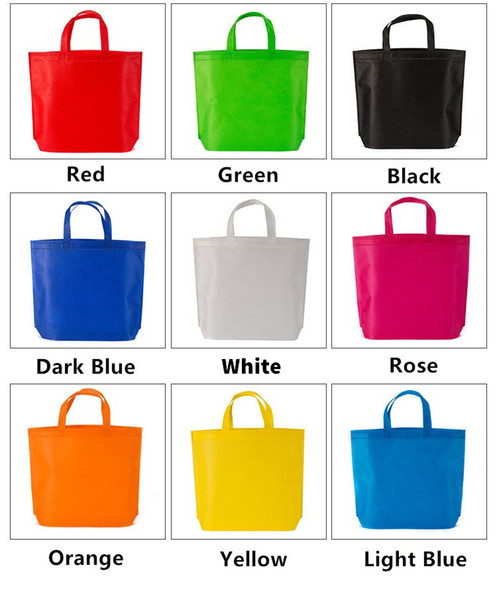 Eco Friendly Environmental Shopping Bag Reusable Foldable Nonwoven Tote Bag Grocery Storage Handbag Refuse plastic waste hand bag