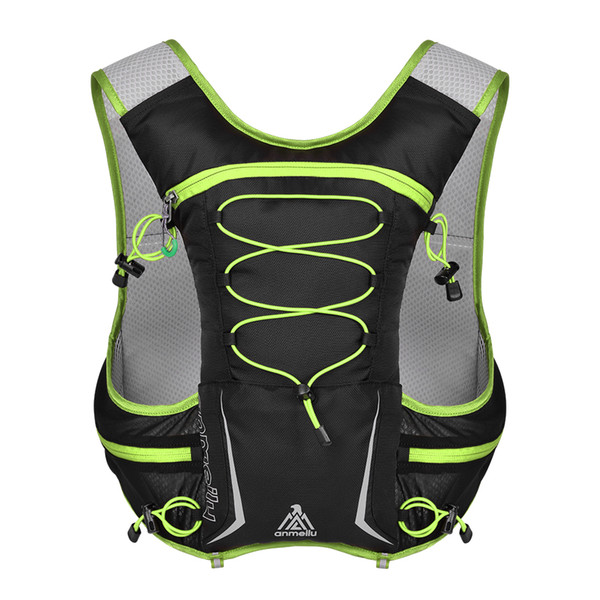 ANMEILU 5L Running Backpack Outdoor Reflective Running Vest Hydration Vest Pack Bag Marathon Jogging Hiking Cycling Backpack