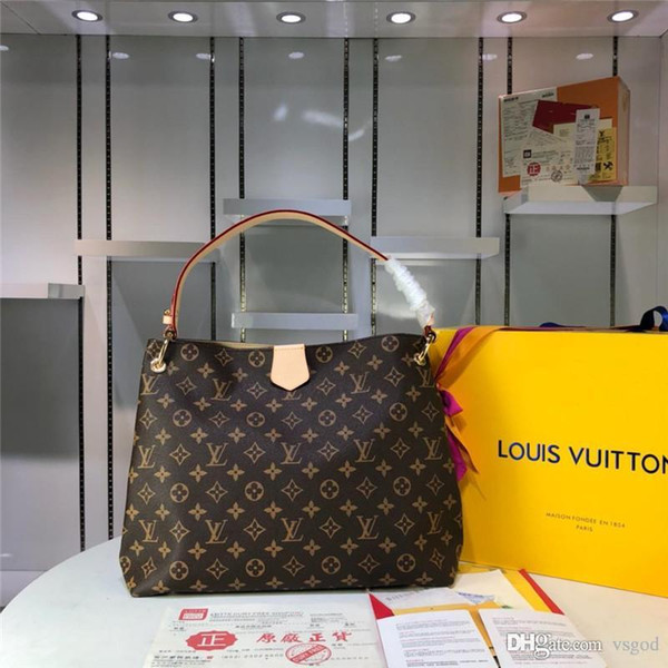 Spring L Letter 4 Colors Handbags Female Flower Printing Purse Popular Styles Ladys Clutch Shoulder Tote Womens Party Bags High-quality