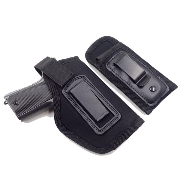 Tactical Concealed Carry holster pouch Universal Neoprene IWB Holster with Extra Mag Holster for Right Hand