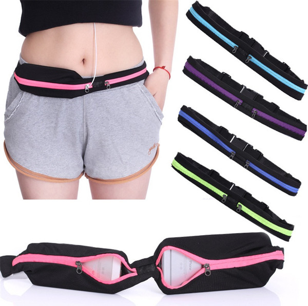 Running Travel Waist Pocket Jogging Sports Portable Waterproof Cycling Bum Bag Outdoor Phone anti-theft Pack Belt Sport Bag X027-1