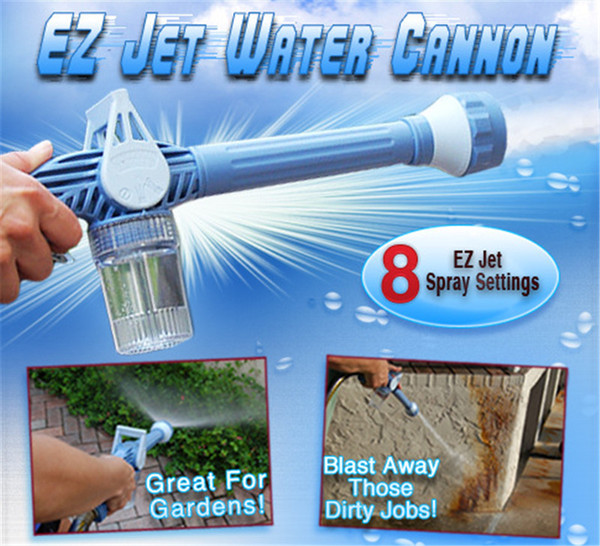ABS EZ Jet Adjustable Water Cannon Eight in One Multi-functional Water Cannon Gun Spray Garden Hoses Watering Car Washing Tools K104