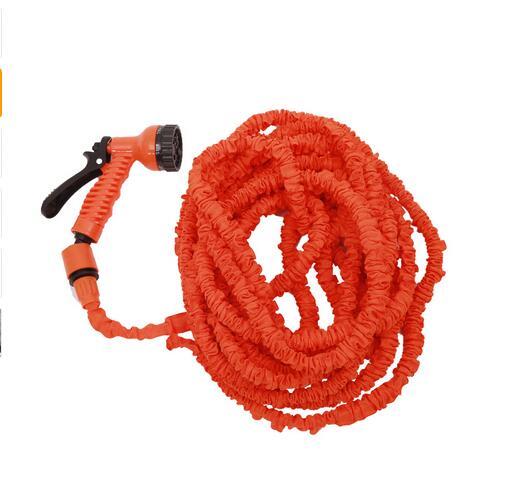 - 250ft 25FT garden hose water hose EU Plastic Hose with Wash Spray Irrigation