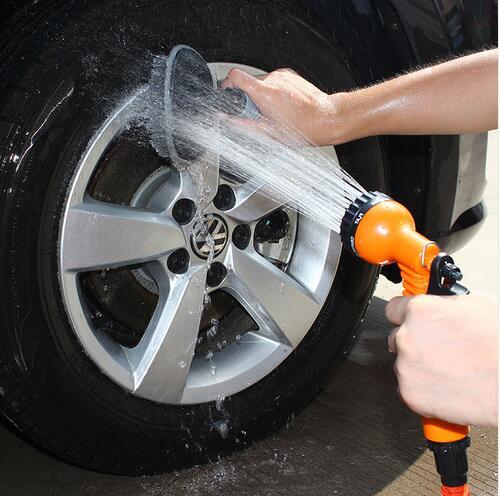 Garden hose 25 - Magic 200ft Expandable flexible water hose for garden hose Tube car Plastic hoses with Spray Gun for Irrigation
