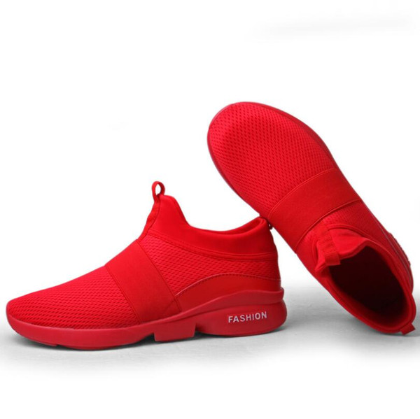 2018 Fashion Spring/Autumn New models men shoes comfortable youth casual shoes For Male soft mesh design lazy shoes