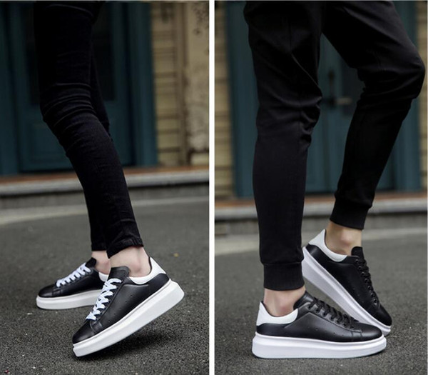 Newest 2019 Promotion Womens Shoe Platform Casual Sneakers Luxury Designers Shoes Leather Jointed Dress Shoe Sports Sneaker