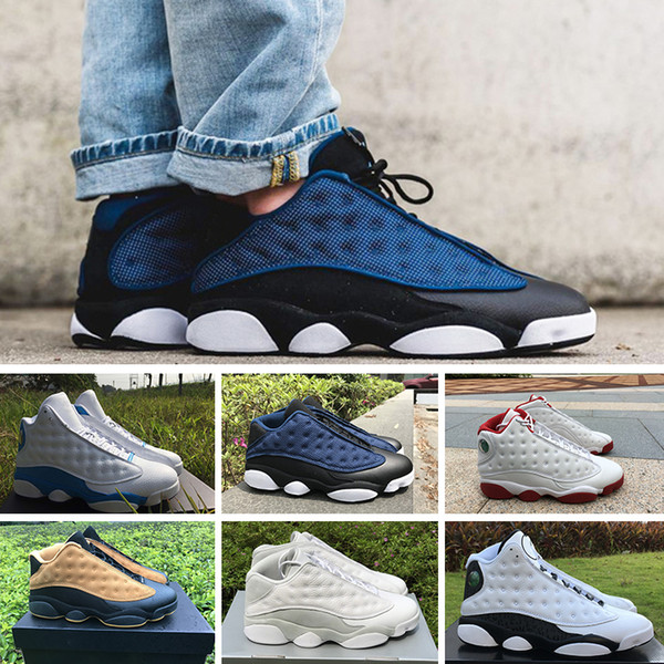 JN013a hot sale cheap Men Women Sports outdoors shoes 13 Retro High MID OG 13S J Luxury designer basketball Sneakers Official Breathable