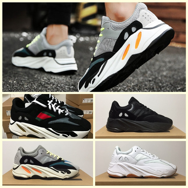 AAYEE70b hot sale cheap Men Women Sports outdoors shoes Mauve 700 Wave V2 Static Kanye West 700s Official Luxury designer running Sneakers