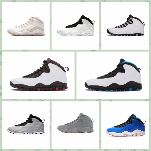 JN010a hot sale cheap Men Women Sports outdoors shoes 10 Retro High MID OG 10S J Luxury designer basketball Sneakers Official Breathable