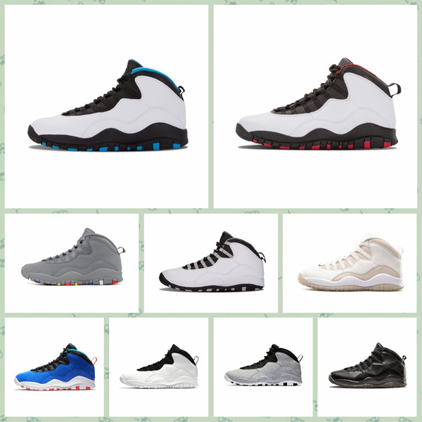 JN010d hot sale cheap Men Women Sports outdoors shoes 10 Retro High MID OG 10S J Luxury designer basketball Sneakers Official Breathable