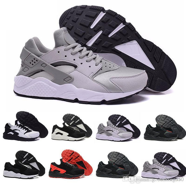 2019 hot Air Huarache City Move 8.0 Men Women Air Huaraches 8 Athletic Shoes Triple Black Red Green Running shoes sneakers 36-45