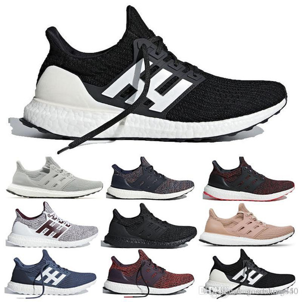 Ultra boost Running Shoes 3.0 4.0 Men Women Stripe Balck White Oreo Designer Sneakers Ultraboost Sport Shoes Trainers Size 36-45 free