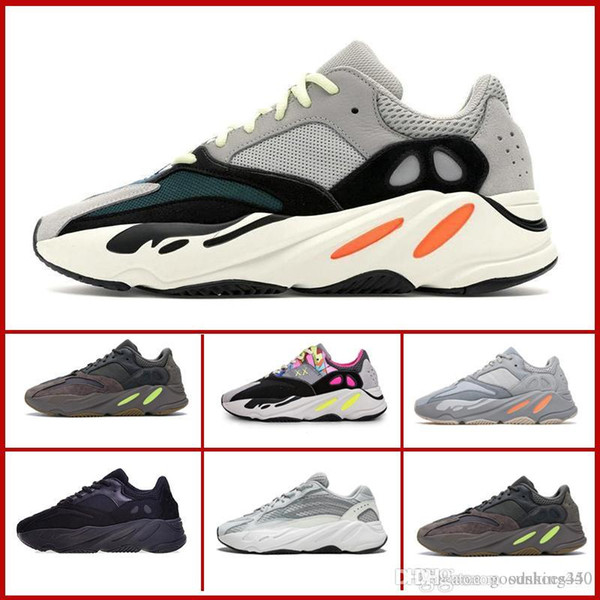 700 Runner 2019 New Kanye West Mauve Wave Mens Women Athletic Best Quality 700s Sports Running Sneakers Designer Shoes With Box