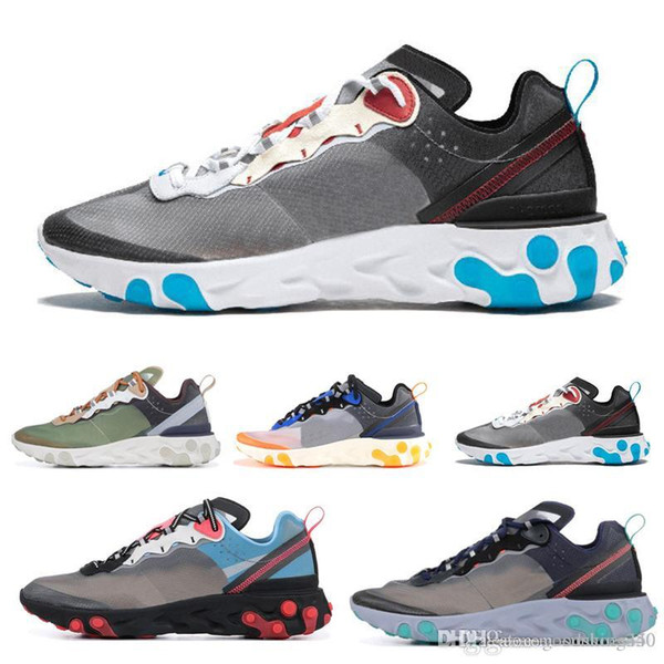 Blue Chill Solar Red Neptune Royal Tint React Element 87 Undercover Men Running Shoes For Women Designer Sneakers Sports Trainer Shoes