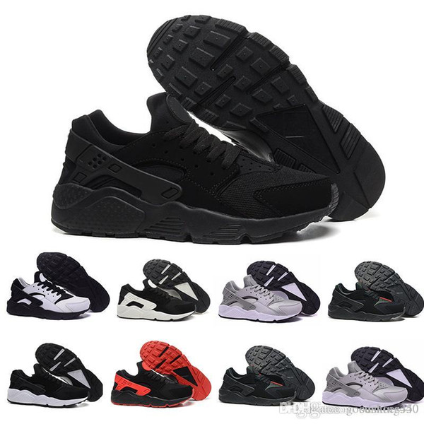 2019 New Huarache 4 IV Ultra Running Shoes Fashion Triple Black White Red Grey Huaraches Designer Sneakers Sports Outdoor Mens Women