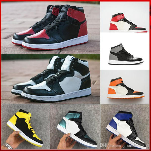 Jumpman 1 Basketball Shoes Athletics Sneakers Running Shoe For Women Sports Torch Hare Game Royal Pine Green Court With Box 36-47 Size