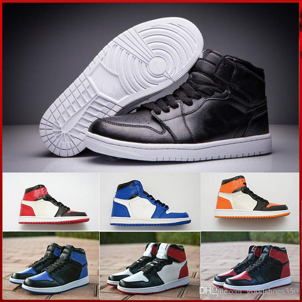 1 High OG Mid Mens Basketball Shoes Banned Bred Toe Shadow Gold Designer Mens Sneakers Trainers 40-46 without box