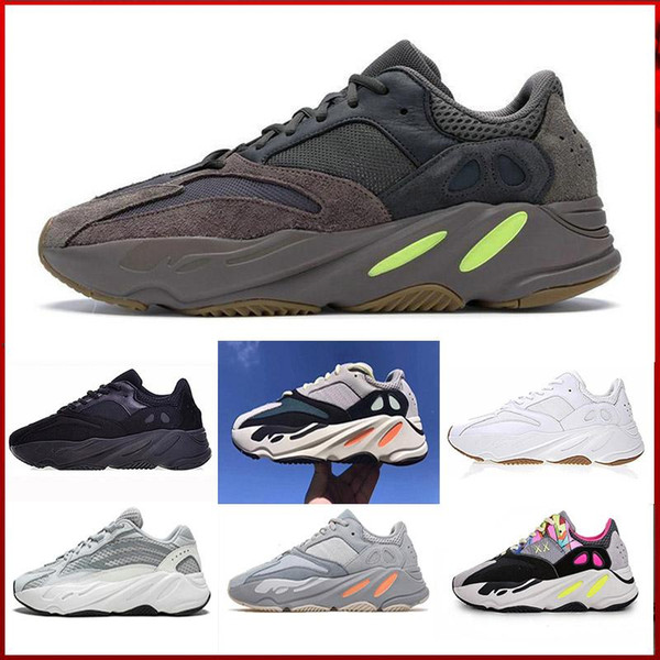 2019 700 Wave Runner Running Shoes Inertia Salt For Mens Womens 700s V2 Geode Static Sports Sneakers Mauve Solid Grey Designers Size 36-46