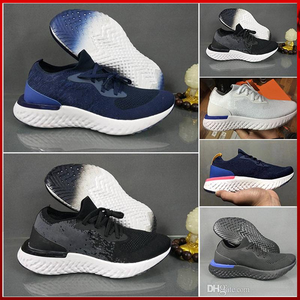 Epic React V2 S0UTH Men and women Knit Flying Breathable Mesh White Running Shoes High Elastic Technology Bubble Buffer Sneakers