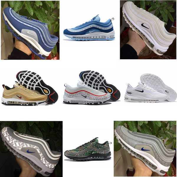 2019 Undefeated Ultra OG Plus Men Running Shoes Run 97S Sports Jogging Walking Blue air White Mens Trainers Athletic Sneakers