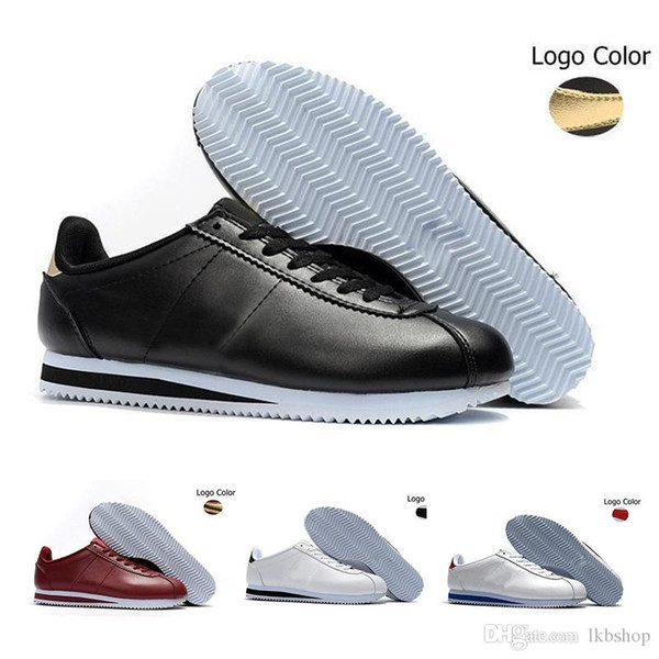 2019DORP SHIPPING Hot new brands Casual Shoes men and women cortez shoes leisure Shells shoes Leather fashion outdoor Sneakers size 7-12
