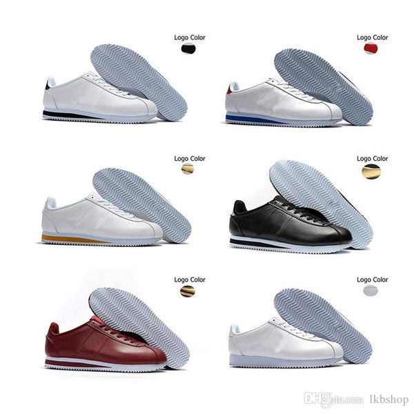 With Box DORP SHIPPING Hot new brands Casual Shoes men and women cortez shoes leisure Shells shoes Leather fashion outdoor Sneakers size 40