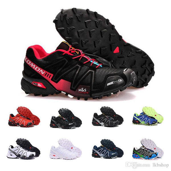 2019 Speed cross 4 IV CS Trail Running Shoes for Men Women black red blue Outdoor Hiking Athletic Sports Sneakers size40-46