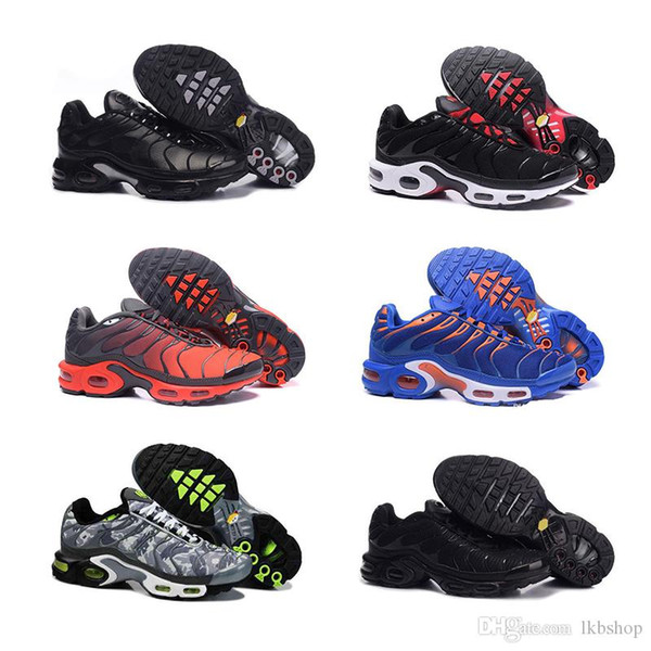 With box 2019 men's TN loafers comfortable breathable mesh plus design top quality women's TN loafers size