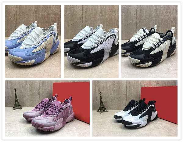 Zoom 2K WMNS Women Men Designer Shoes 90s M2k Tekno Pink Purple White Black Mens Ladies Athletic Trainer