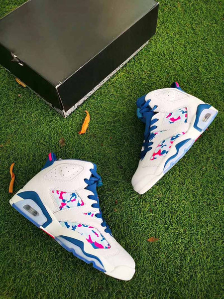 2019 New Arrival 6 GS Green Abyss White Laser Fuchsia women Basketball Shoes 6s high quality Womens Designer Sneakers sports Shoes