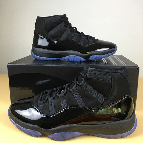 Blackout 11 Prom Night Mens Basketball Shoes top quality Triple Black brand designer shoes 378037-005