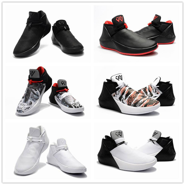 With Box 2018 Latest Why Not Zer0.1 Mens Outdoor Shoes Why Not Mirror Image Low Black Bred White men designer sports Sneakers