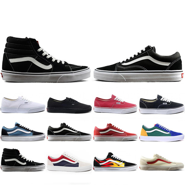 2019 New Van OFF THE WALL old skool FEAR OF GOD For mens womens canvas sneakers YACHT CLUB MARSHMALLOW fashion skate casual shoes