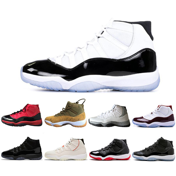 Trainers 11s Mens Basketball Shoes Concord 45 Platinum Tint Space Jam Gym Red Win Like 96 XI Designer Men Sports Sneakers