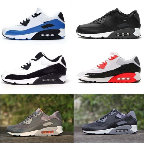 2017 High Quality Running Shoes Cushion 90 KPU Mens Womens Classic 90 casual Shoes Trainers Sneakers Man Walking Sports tennis Shoe