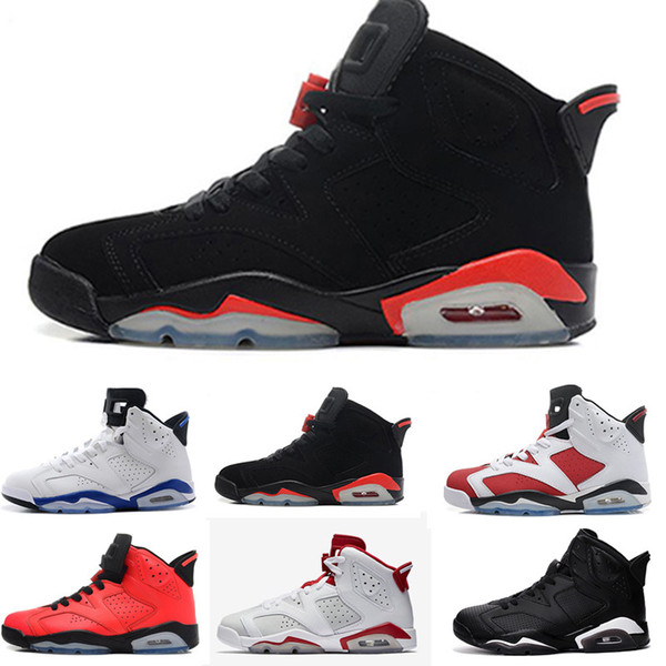 2019 men Black Infrared 6 6s Basketball Shoes mens CNY Carmine Gatorade Green Tinker UNC Black Cat Designer trainers sneakers US 7-13