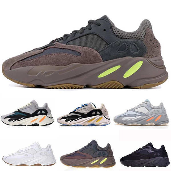 With Box 700 Wave Runner Geode Men Women Running Shoes Mauve Salt 700 V2 Static Kanye West Designer Shoes Sports Sneakers 36-46