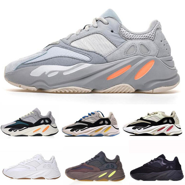 700 Wave Runner 2019 Mauve Solid Grey Men Running Shoes Best Quality Kanye West Designer Shoes Sport Sneakers 36-46