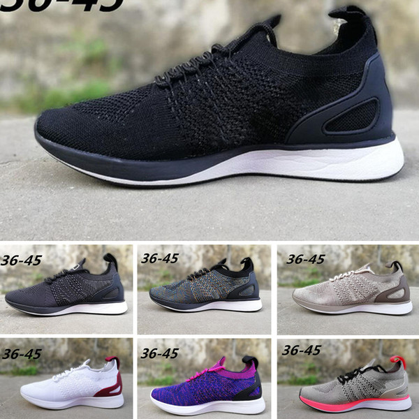 2018 Newest Good Quality Mariah Fly Racer 2 Two V2 Women Mens Athletic Running Shoes Black White Red AIRs Zoom Sneaker Size 36-45