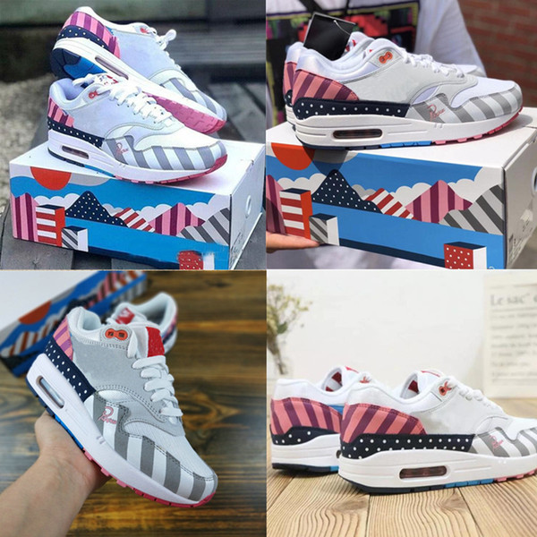 Piet Parra x 1 Kids Running Shoes 87 Casual Fashion Infant Big Boys Girls Sneakers Athletic Children Spiridon White Multi Sports Trainers