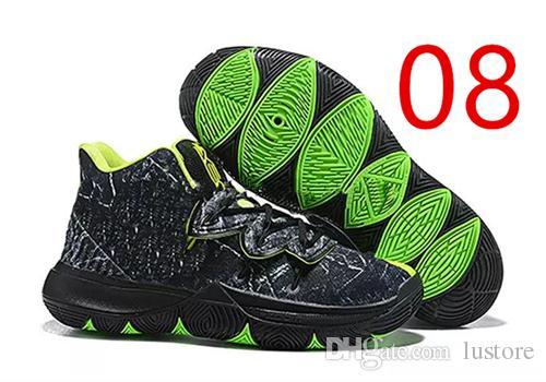 2019 hot sale Kyrie 5 V Black Magic Multi-Color Confetti New Irving 5 Sport Sneakers Charms Irving Basketball Shoes Size us7-12 LZDBOSS