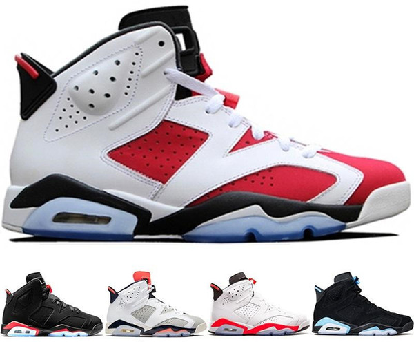 2019 HOT Bred Men 6 6s Basketball Shoes Tinker UNC Black Cat White Infrared Red Carmine Toro Mens Designer Trainer Sport Sneaker lzdboss