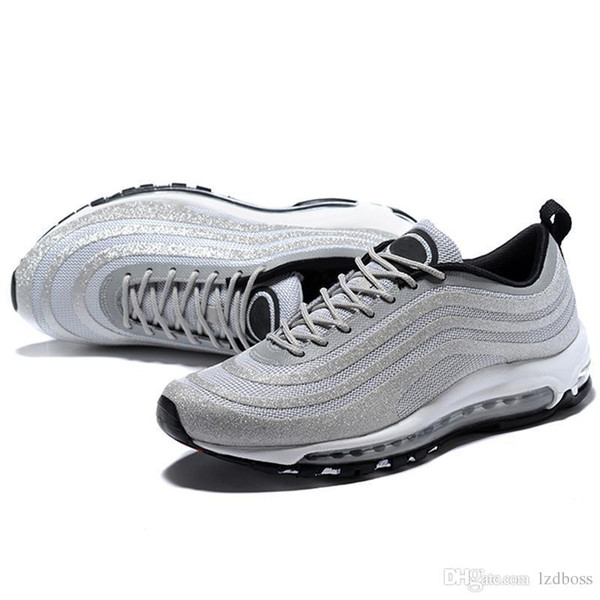 2019 NEW sale air cushion 97 Running Shoes Silver Bullet Gold white 97s Men women Casual Maxes Trainers Designer Sports Sneakers LZDBOSS