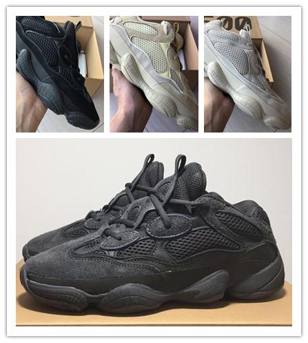 2018 First-class Boost 500 Desert Rat Kanye West Wave Runner 500s Sneakers Running shoes Black Athletic Sneaker Outdoor Shoes lzdboss