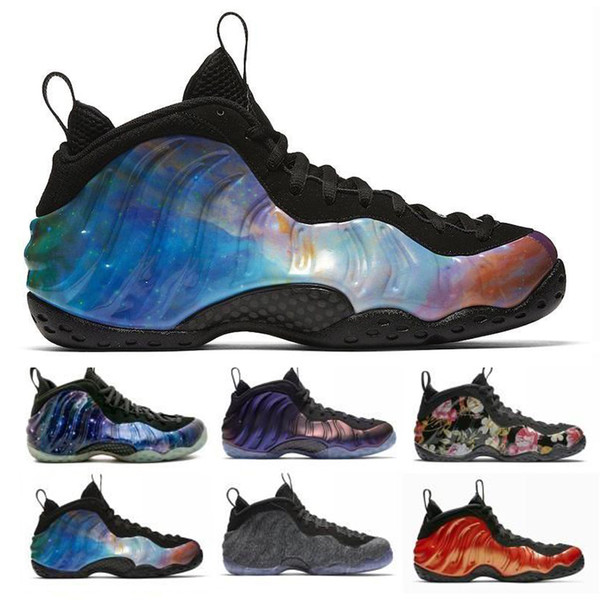 with box Air Penny Hardaway Fruity Pebbles Olympic USA Eggplant Royal Basketball Shoes Cheap Boys Youth Air Foam One Sneakers lzdboss