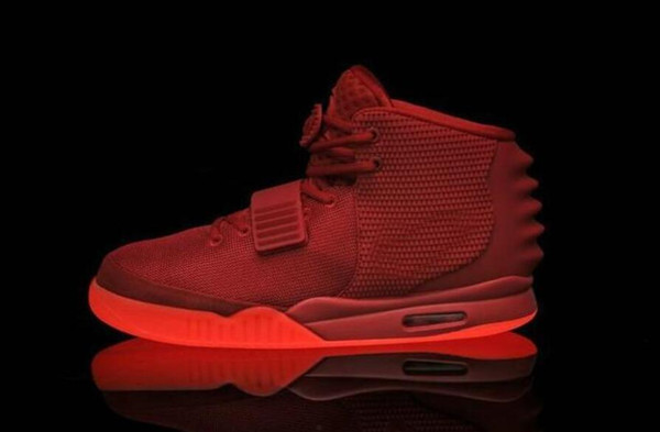 2019 hot sale Designer Shoes Kanye West 2 Basketball Shoes for Mens luxury Sports shoes Red October Training Sneakers Size 36-46 lzdboss